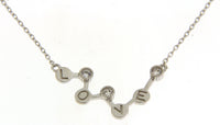 STERLING SILVER LOVE CZ NECKLACE
