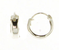 STERLING SILVER ENDLESS HOOP EARRING