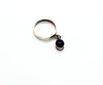 Black Onyx Filigree Dangle Band
