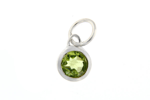 August Birthstone Bezel Charm