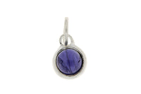 September Birthstone Bezel Charm