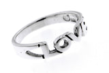 Sterling Silver Love Ring