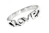 Sterling Silver Love Ring