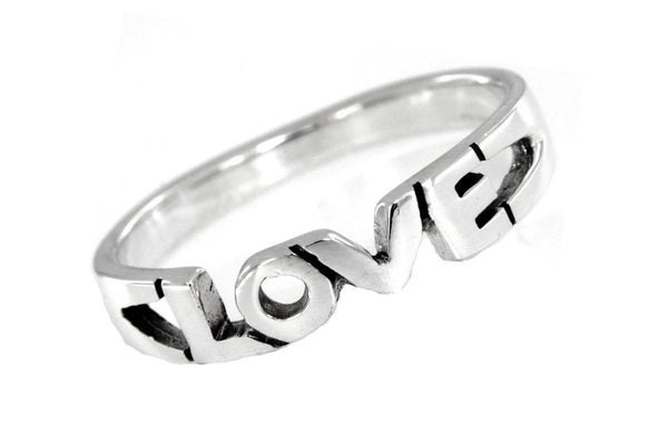 Sterling Silver Love Ring