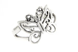 Sterling Silver Open Butterfly Ring