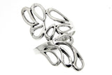Sterling Silver Leaves Ring