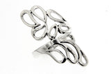 Sterling Silver Leaves Ring