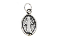 Sterling Silver Virgin Mary Religious Charm