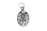 Sterling Silver Virgin Mary Religious Charm