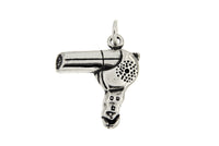 Sterling Silver Blow Dryer Charm