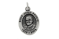Sterling Silver Pope John Paul II Charm