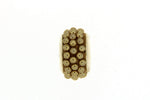 Gold Beaded Slide Charm