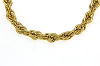 Gold Stainless Steel Rope Chain