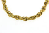 Gold Stainless Steel Rope Chain