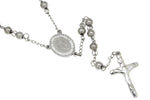 Saint Benedict CZ Stainless Steel Rosary