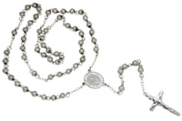 Saint Benedict CZ Stainless Steel Rosary