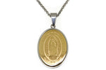 Nuestra Senora De Guadalupe Stainless Steel Necklace