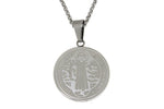 Saint Benedict Stainless Steel Necklace