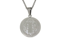 Saint Benedict Stainless Steel Necklace