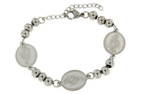 Nuestra Senora De Guadalupe Stainless Steel Bracelet