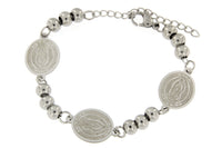 Nuestra Senora De Guadalupe Stainless Steel Bracelet