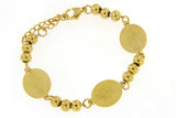 Nuestra Senora De Guadalupe Gold Stainless Steel Bracelet