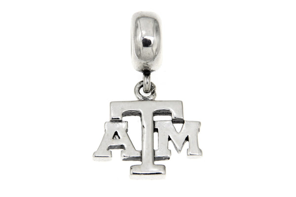 Sterling Silver Texas A&M University Slide Charm