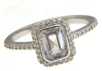 Cushion Emerald Cut Cubic Zirconia