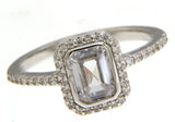 Cushion Emerald Cut Cubic Zirconia