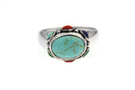 Oval Multicolor Gemstone Ring